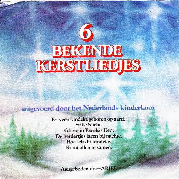 Netherlands Children's Choir : 6 Bekende Kerstliedjes (Flexi, 7")