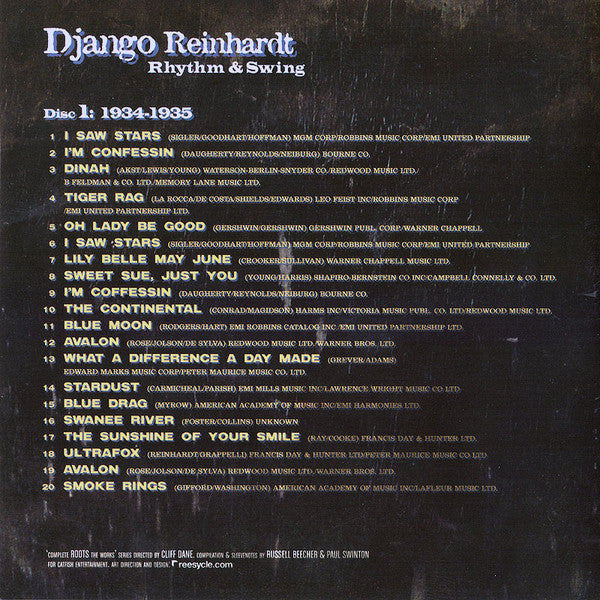 Django Reinhardt : Rhythm & Swing (7xCD, Comp)