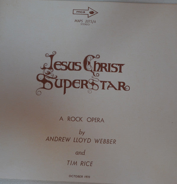 Various, Andrew Lloyd Webber And Tim Rice : Jesus Christ Superstar (2xLP, Album)