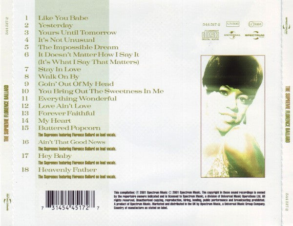 Florence Ballard : The Supreme Florence Ballard (CD, Comp)