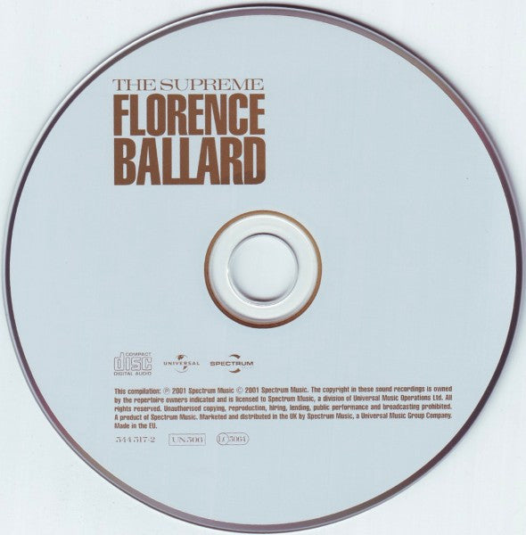 Florence Ballard : The Supreme Florence Ballard (CD, Comp)