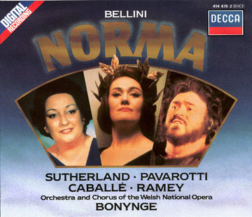 Bellini* / Sutherland* • Pavarotti* • Caballé* • Ramey* • Orchestra* And Chorus Of The Welsh National Opera*, Bonynge* : Norma (3xCD, Album + Box, Sli)