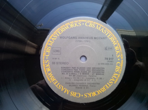 Wolfgang Amadeus Mozart, Murray Perahia, English Chamber Orchestra : Concerti N°9 - K271, N°11 - K413, N°14 - K449, N°20 - K466, N°21 - K467, N°24 - K491 (3xLP + Box)