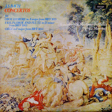 J.S. Bach* - Academy Of St. Martin-in-the-Fields*, Neville Marriner* : Concertos (LP)