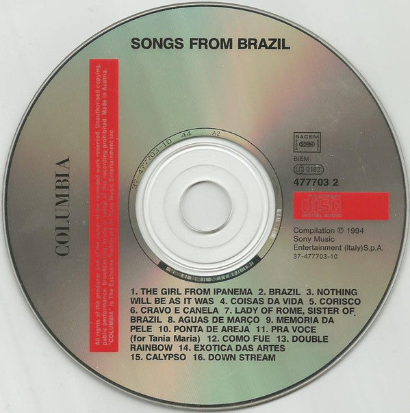 Various : Songs From Brazil (CD, Comp)