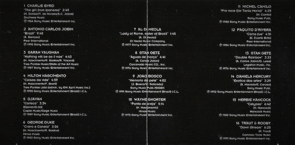 Various : Songs From Brazil (CD, Comp)