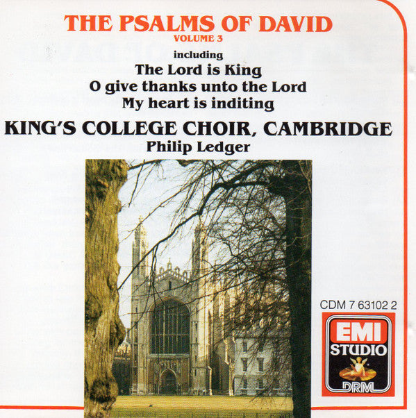 Philip Ledger, Francis Grier, The King's College Choir Of Cambridge : The Psalms Of David - Volume 3 (CD, Album)