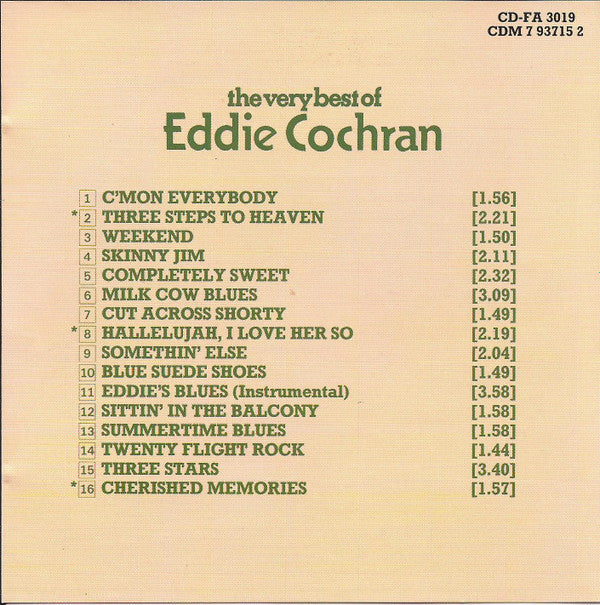 Eddie Cochran : The Very Best of  (CD, Comp)