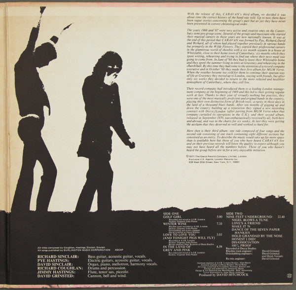Caravan : In The Land Of Grey And Pink (LP, Album, Bes)