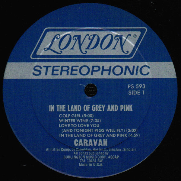 Caravan : In The Land Of Grey And Pink (LP, Album, Bes)