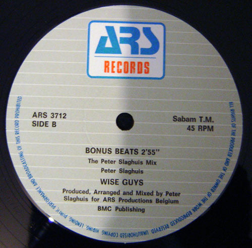 Wise Guys (5) Featuring Hit-House* : Samplification (12")