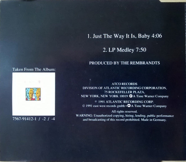 The Rembrandts : Just The Way It Is, Baby (CD, Single)
