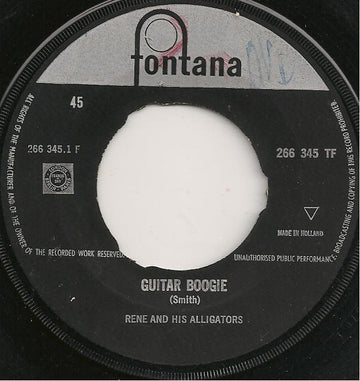 Rene And His Alligators* : Guitar Boogie (7", Single, Mono)