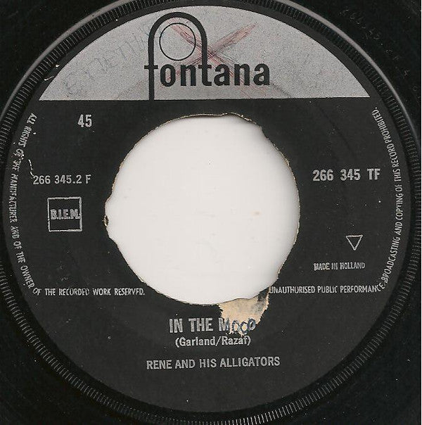 René And His Alligators : Guitar Boogie (7", Single, Mono)