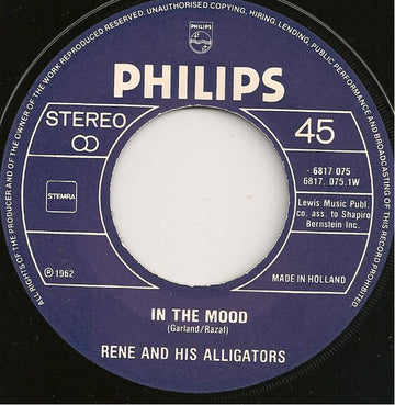 René And His Alligators / Peter Blanker Consort : In The Mood / Laat M'n Zonnebril Zitten (7", Single)