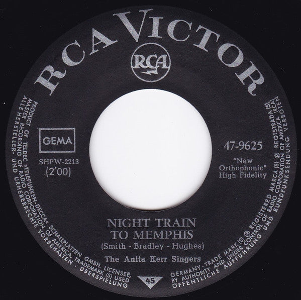 The Anita Kerr Singers : Hey Joe / Night Train To Memphis (7", Single)