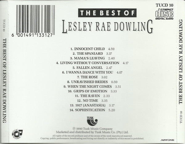 Lesley Rae Dowling : The Best Of Lesley Rae Dowling (CD, Comp)
