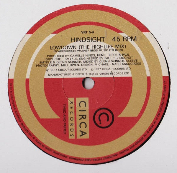 Hindsight (3) : Lowdown (12")