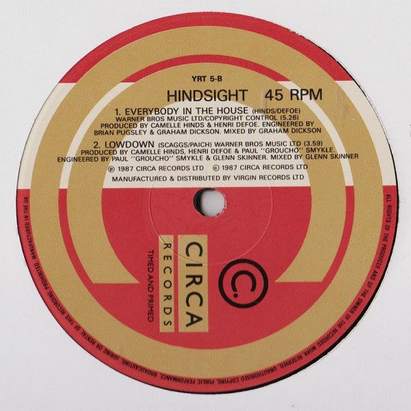 Hindsight (3) : Lowdown (12")