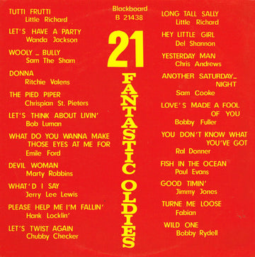 Various : 21 Fantastic Oldies (LP, Comp)