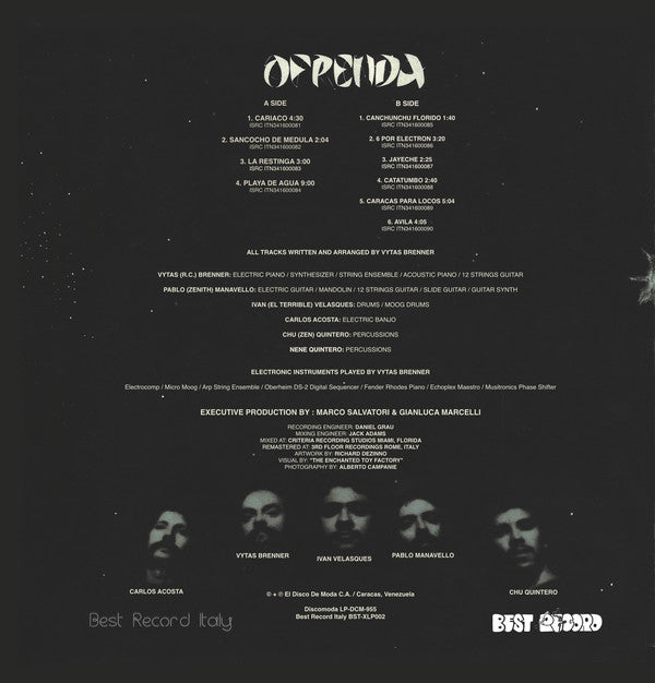Ofrenda - Vytas Brenner : Jayeche (LP, Album, Ltd, RE, RM)