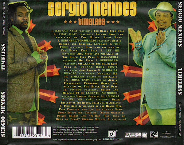 Sérgio Mendes : Timeless (CD, Album)