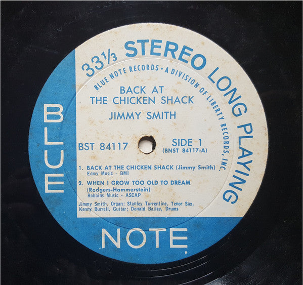 Jimmy Smith : Back At The Chicken Shack (LP, Album)