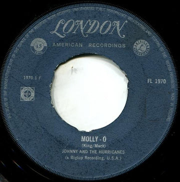 Johnny And The Hurricanes : Molly-O / You Are My Sunshine (7", Single)