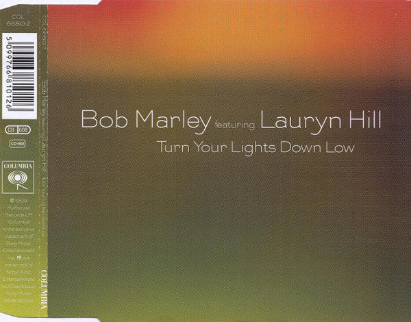 Bob Marley Featuring Lauryn Hill : Turn Your Lights Down Low (CD, Maxi)