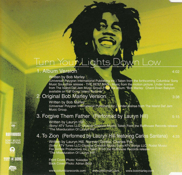 Bob Marley Featuring Lauryn Hill : Turn Your Lights Down Low (CD, Maxi)