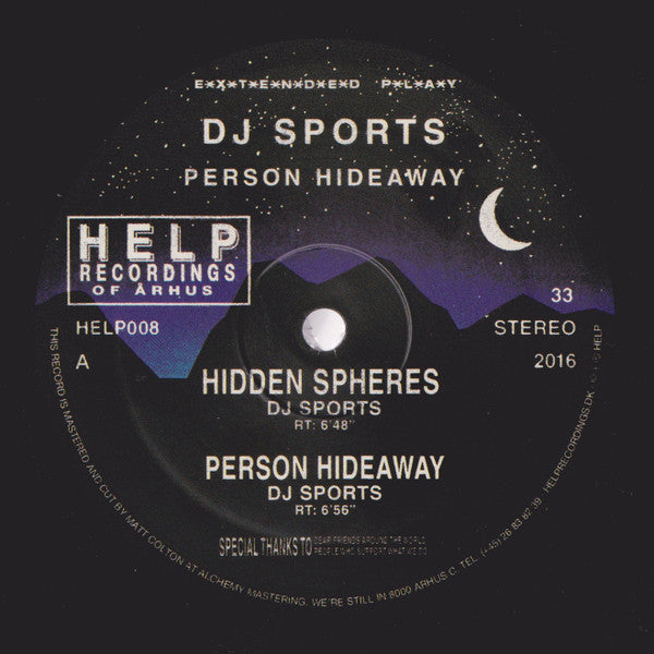 Sports (9), Sportscentral : Person Hideaway (12", EP)