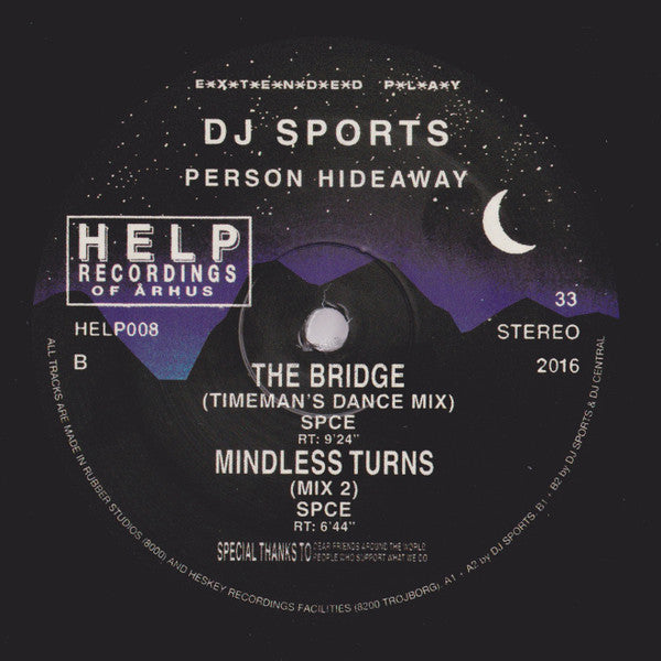 Sports (9), Sportscentral : Person Hideaway (12", EP)