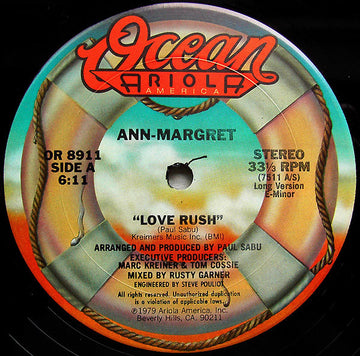 Ann Margret : Love Rush (12")