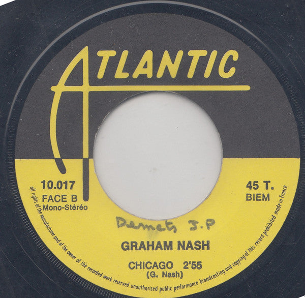 Graham Nash : Simple Man / Chicago (7", Single)