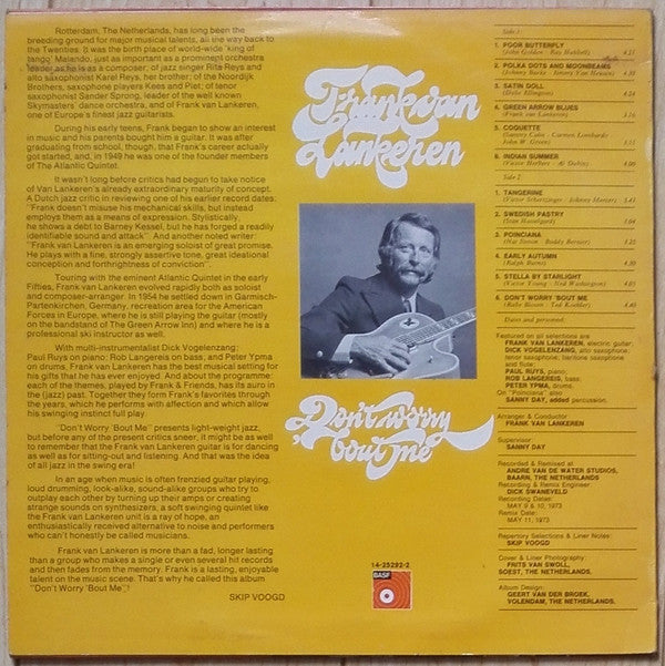 Frank Van Lankeren : Don't Worry 'Bout Me (LP, Album)