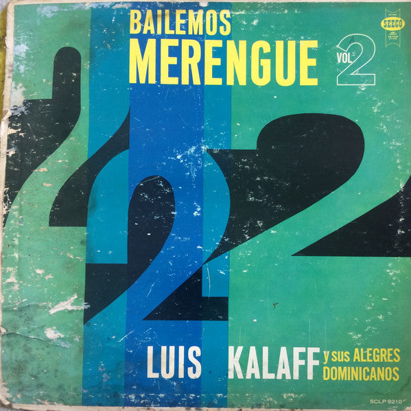 Luis Kalaff Y Sus Alegres Dominicanos : Bailemos Merengue Vol.2 (LP, Album)