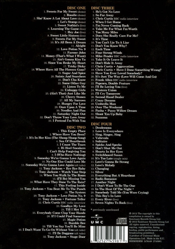 The Searchers : Hearts In Their Eyes - Celebrating 50 Years Of Harmony & Jangle (4xCD, Comp, RM)
