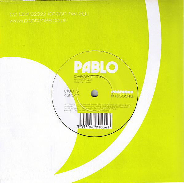 Pablo (11) : Y Byron / Lofepramine (7")