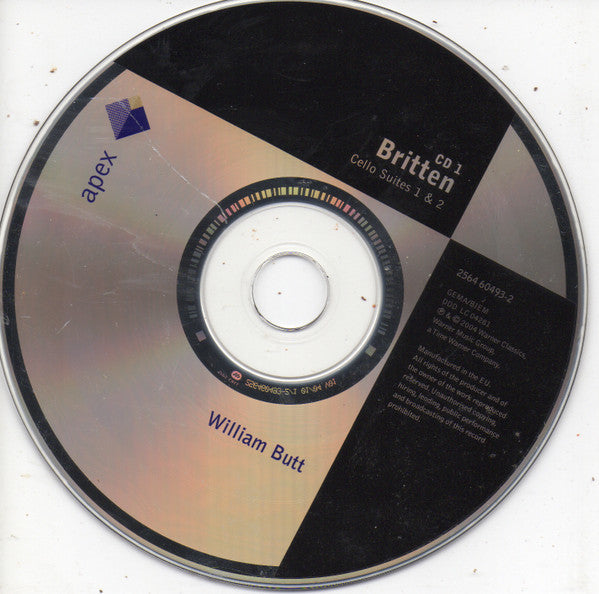 Benjamin Britten, William Butt : Cello Suites  (2xCD, Album)
