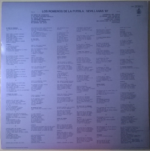 Los Romeros De La Puebla : Despues De 20 Años (LP, Album)