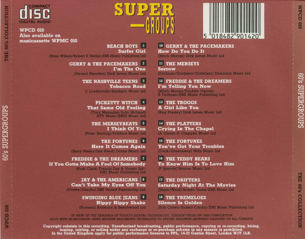 Various : 60's Super-Groups (CD, Comp)