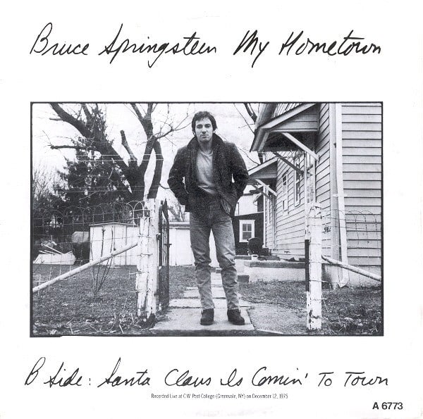 Bruce Springsteen : My Hometown (7", Single)