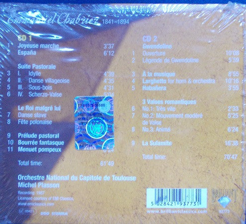 Emmanuel Chabrier, Orchestre National Du Capitole De Toulouse, Michel Plasson : España (Orchestral Works) (2xCD)