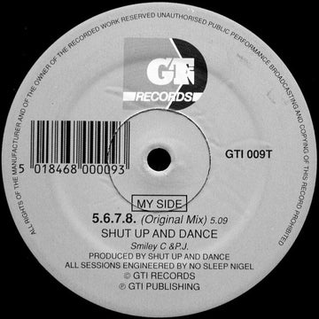 Shut Up & Dance : 5.6.7.8. (12")