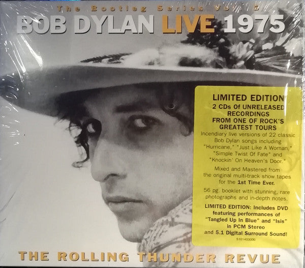 Bob Dylan : Live 1975 (The Rolling Thunder Revue) (2xCD, Album + DVD-V, Multichannel, PAL + Ltd)