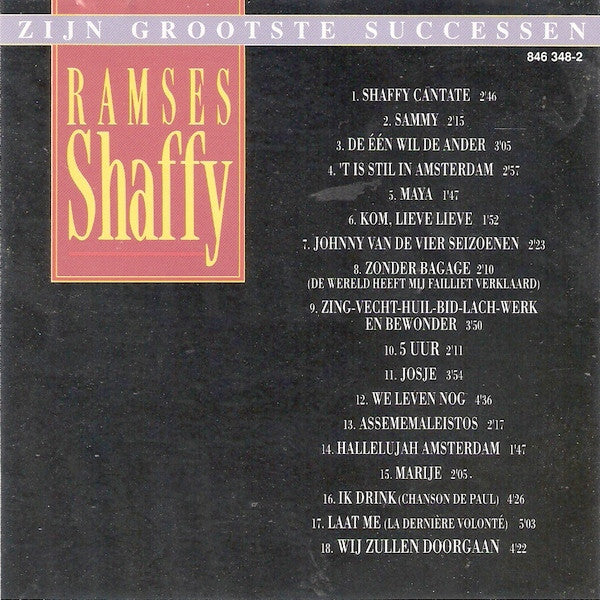 Ramses Shaffy : Zijn Grootste Successen (CD, Comp)