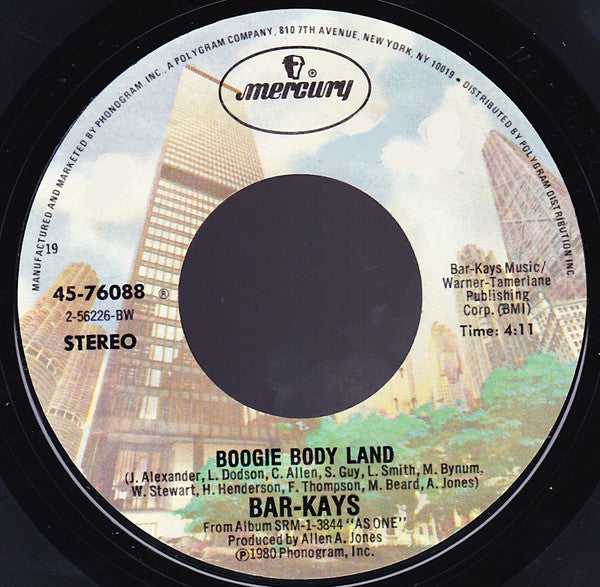 Bar-Kays : Boogie Body Land (7", Single)