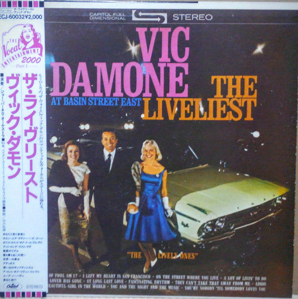 Vic Damone : The Liveliest At Basin Street East (LP, Album)