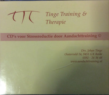 Unknown Artist : Tinge Training & Therapie - Stressreductie Door Aandachtstraining (4xCD, Album)