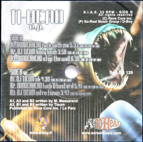 Tieum vs. Dunderhead : Ti-head E.P. (12", EP)